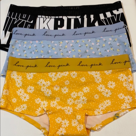 Bundle NWT VS Pink Logo BoyShorts Small - Picture 3 of 9
